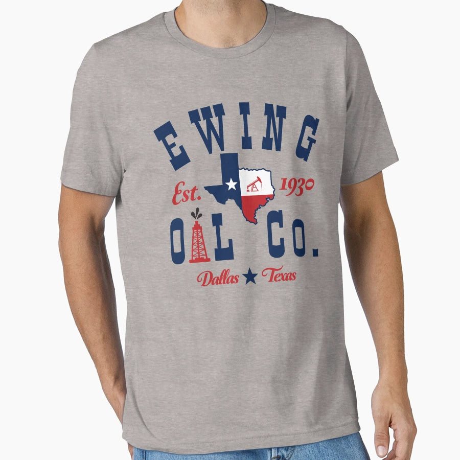 Ewing Oil Company T-Shirt - Casual Everyday Wear for Adults - T-Shirt, Sweatshirt, Hoodie