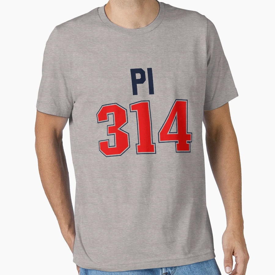 Pi 3 14 Jersey Math Student Teacher T-Shirt - Aesthetic Graphic Men Women - T-Shirt, Sweatshirt, Hoodie