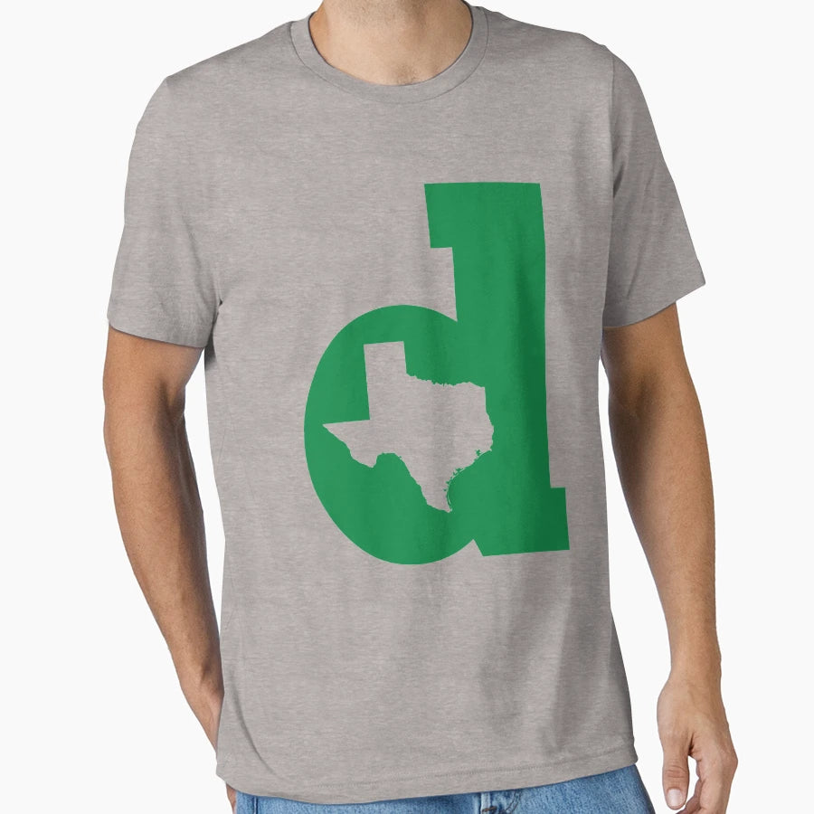 Lowercase D Green T-Shirt - Trendy Graphic Unisex - T-Shirt, Sweatshirt, Hoodie