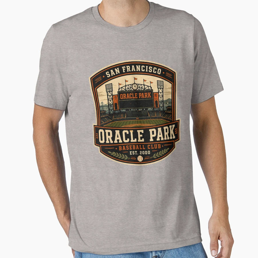 San Francisco Oracle Park T-Shirt - Casual Everyday Wear for Adults - T-Shirt, Sweatshirt, Hoodie