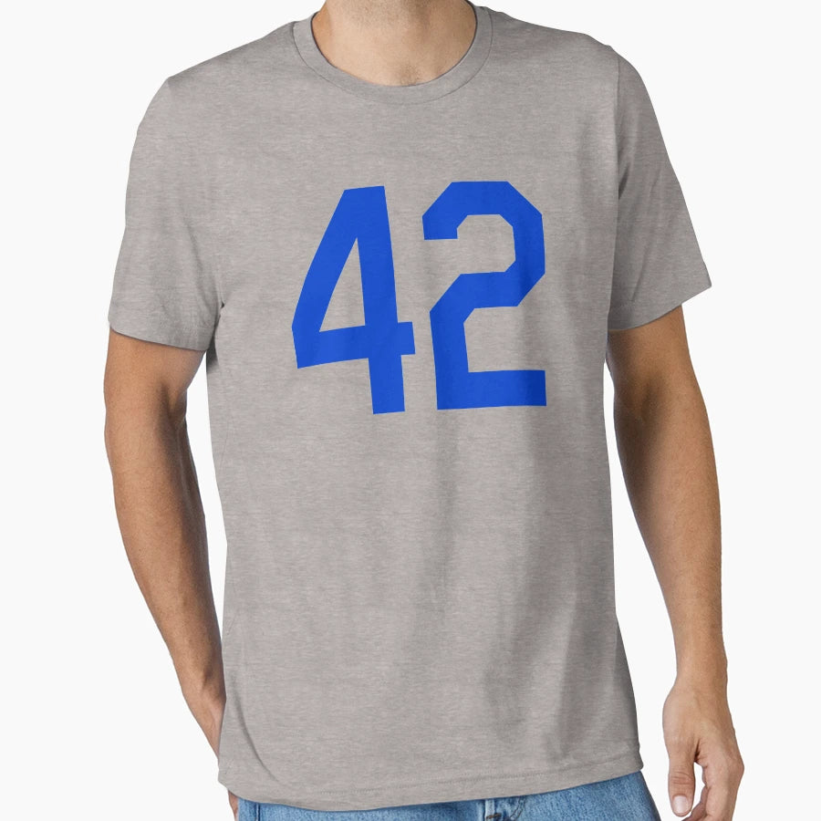Jackie Robinson Retired Number And T-Shirt - Graphic Print Unisex - T-Shirt, Sweatshirt, Hoodie