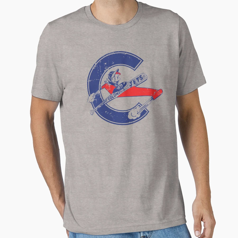 Columbus Jets Baseball Club Defunct T-Shirt - Novelty Apparel Men Women - T-Shirt, Sweatshirt, Hoodie