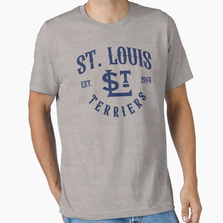 1914 St Louis Terriers Defunct T-Shirt - Fun Novelty Design for Adults - T-Shirt, Sweatshirt, Hoodie