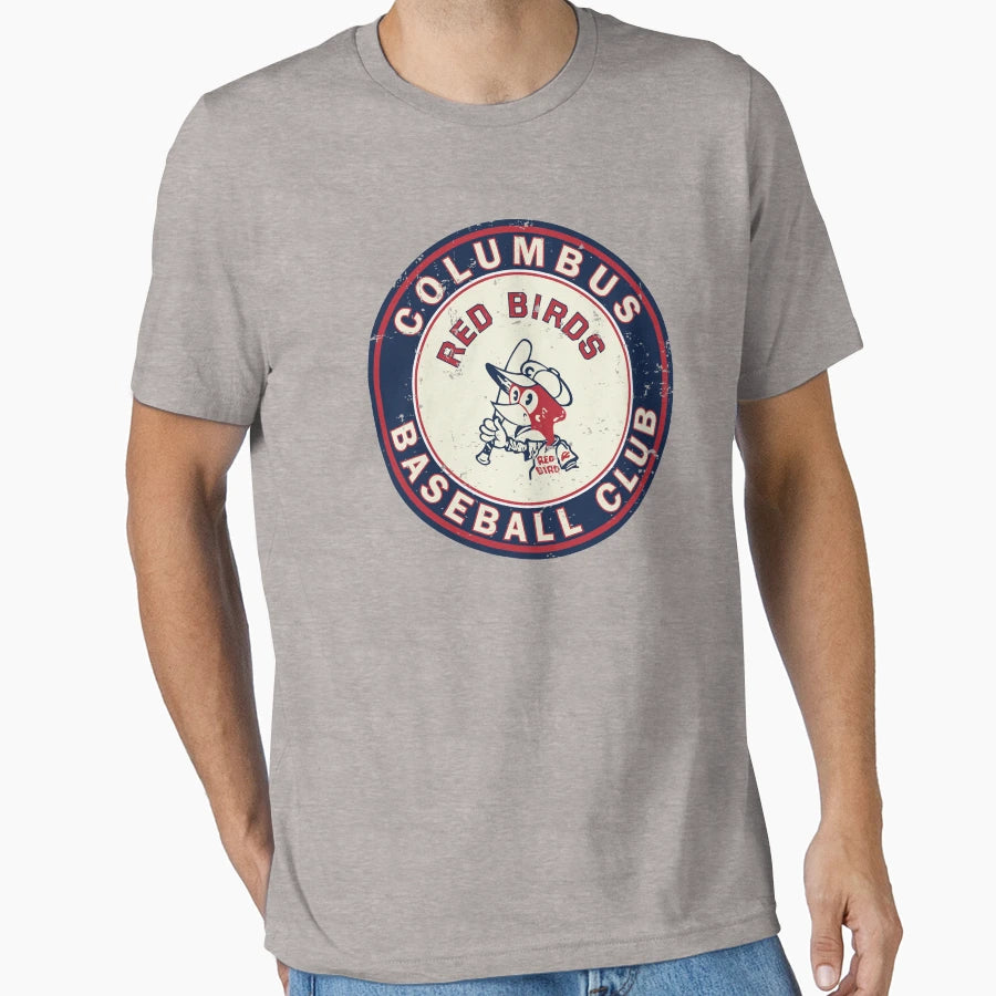 Columbus Red Birds Defunct Baseball T-Shirt - Novelty Apparel Men Women - T-Shirt, Sweatshirt, Hoodie