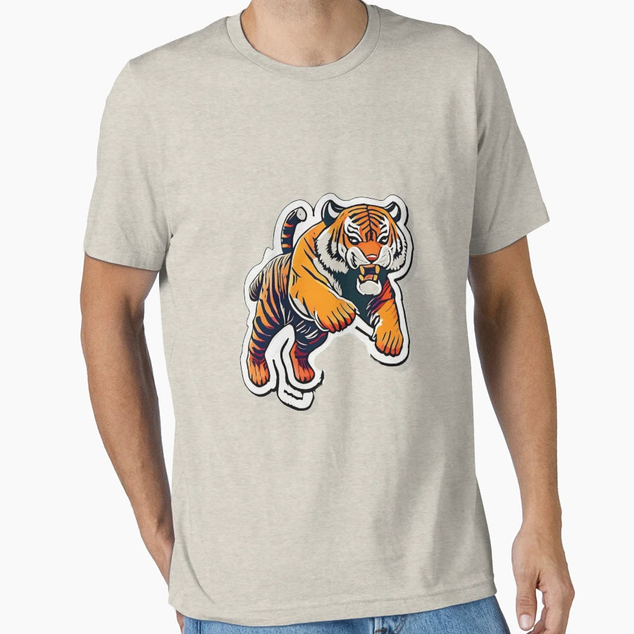 Tiger Art T-Shirt - Custom Art Print Men Women - T-Shirt, Sweatshirt, Hoodie