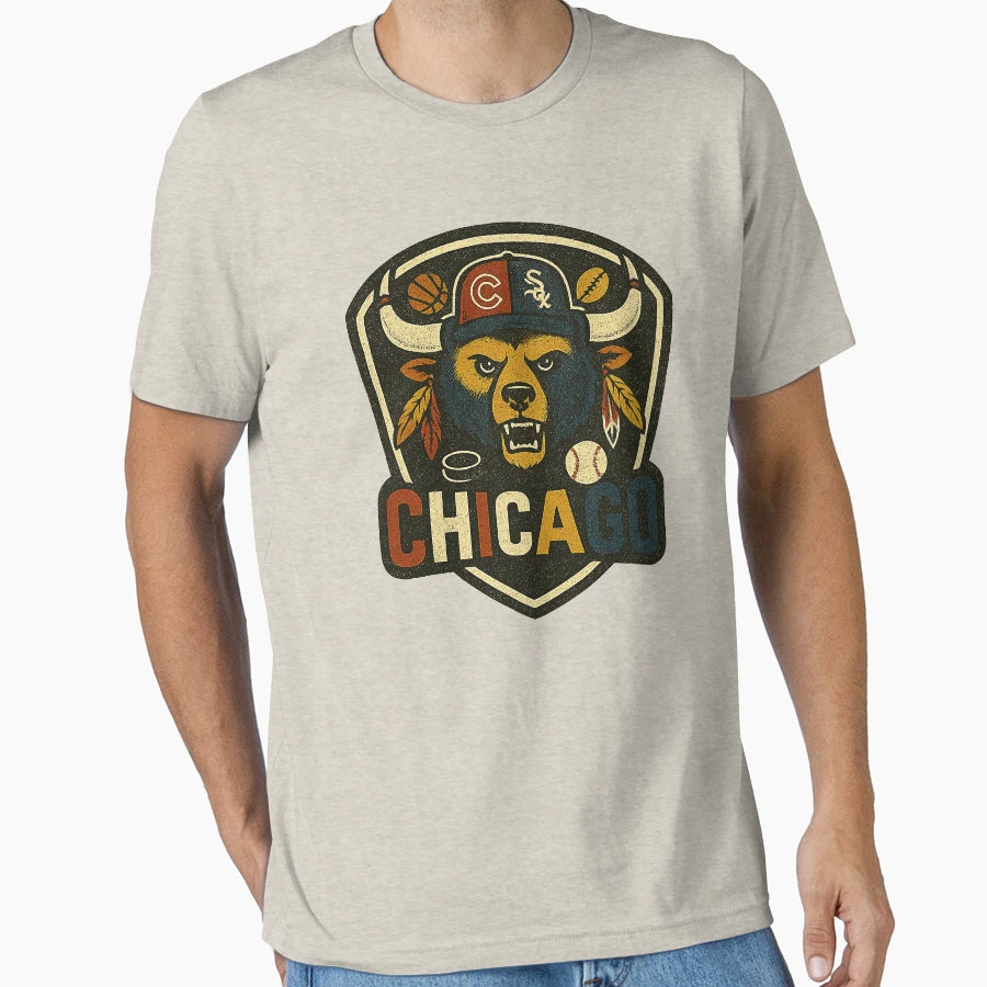 Chi Town Represent T-Shirt - Minimalist Print Unisex - T-Shirt, Sweatshirt, Hoodie