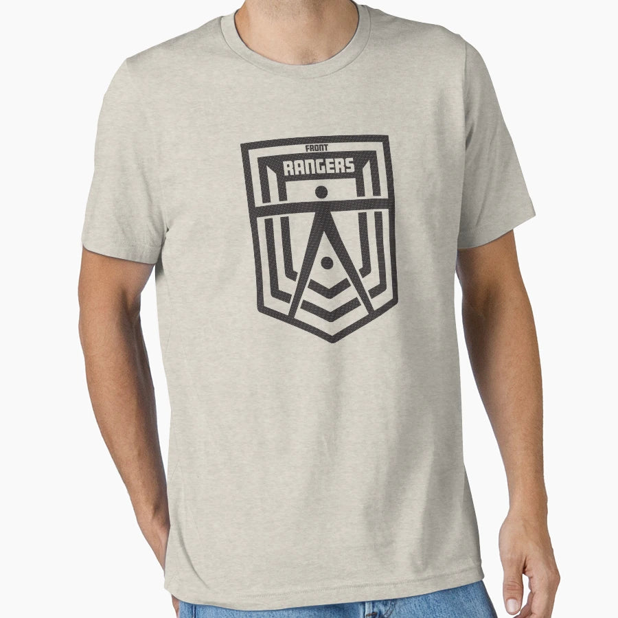 Front Rangers Black T-Shirt - Aesthetic Graphic Men Women - T-Shirt, Sweatshirt, Hoodie