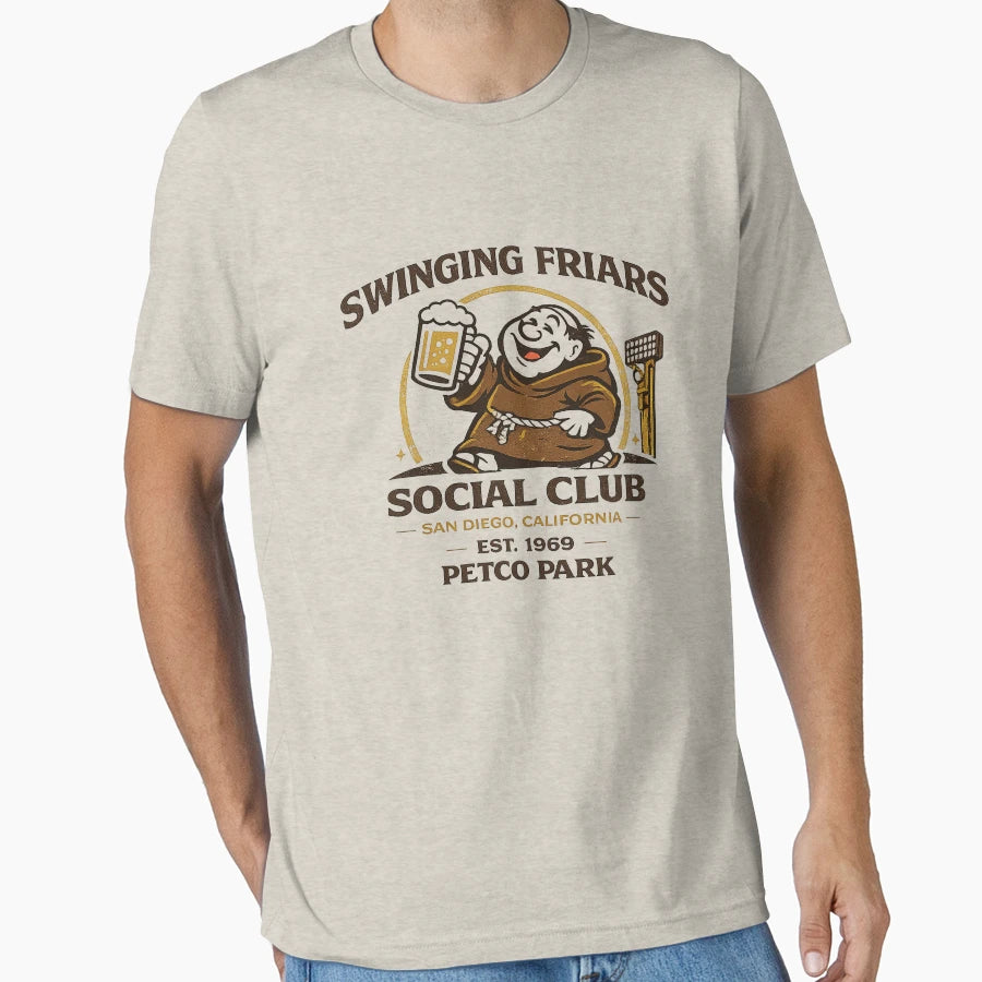 Swinging Friars Social Club San T-Shirt - Casual Everyday Wear Unisex - T-Shirt, Sweatshirt, Hoodie