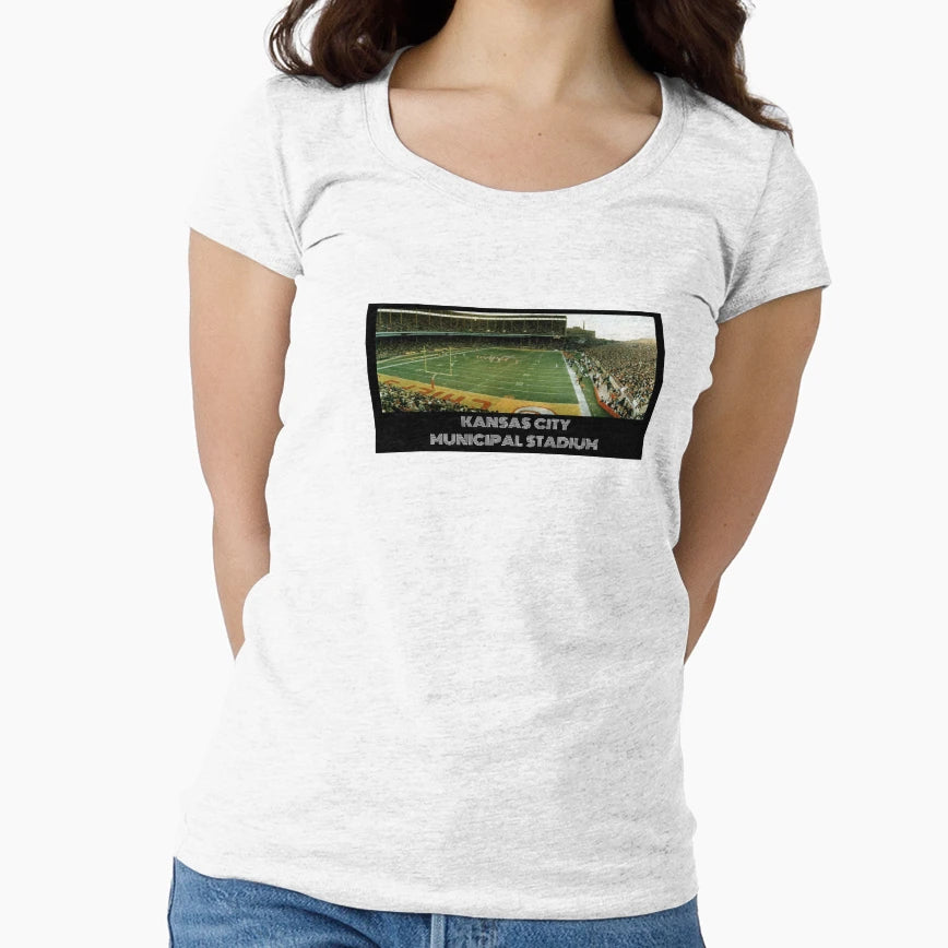 Kansas City Municipal Stadium T-Shirt - Casual Everyday Wear Men Women - T-Shirt, Sweatshirt, Hoodie