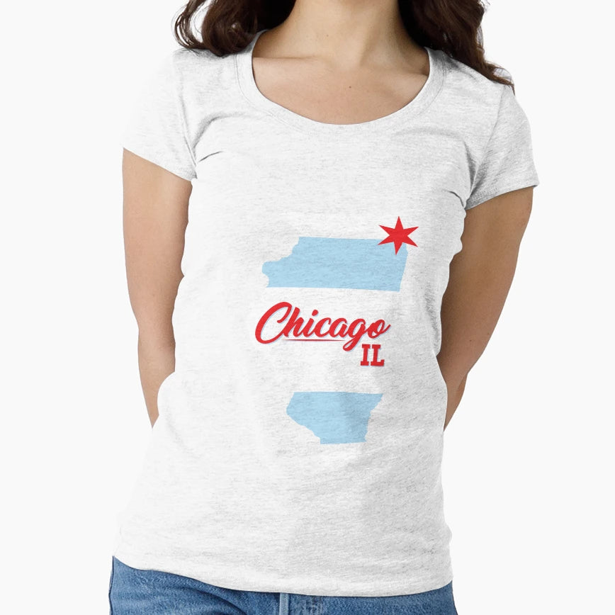 Chicago Il T-Shirt - Aesthetic Graphic Men Women - T-Shirt, Sweatshirt, Hoodie