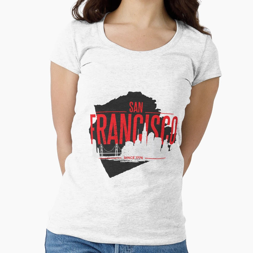 San Francisco Golden Gate T-Shirt - Graphic Print Unisex - T-Shirt, Sweatshirt, Hoodie