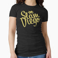 Slam Diego Palm Tree Diego Baseball Home T-Shirt - Trendy Graphic Unisex - T-Shirt, Sweatshirt, Hoodie