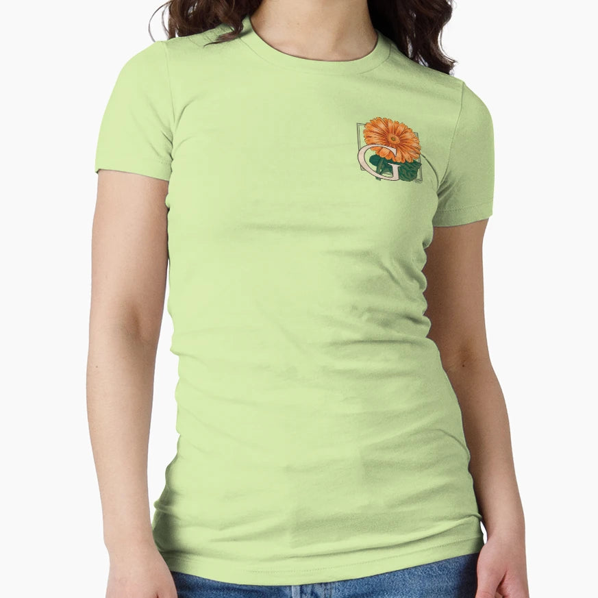 G Is Gerbera Patch T-Shirt - Fun Novelty Design for Adults - T-Shirt, Sweatshirt, Hoodie