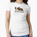Red Boston Terrier Mama T-Shirt - Graphic Print for Adults - T-Shirt, Sweatshirt, Hoodie