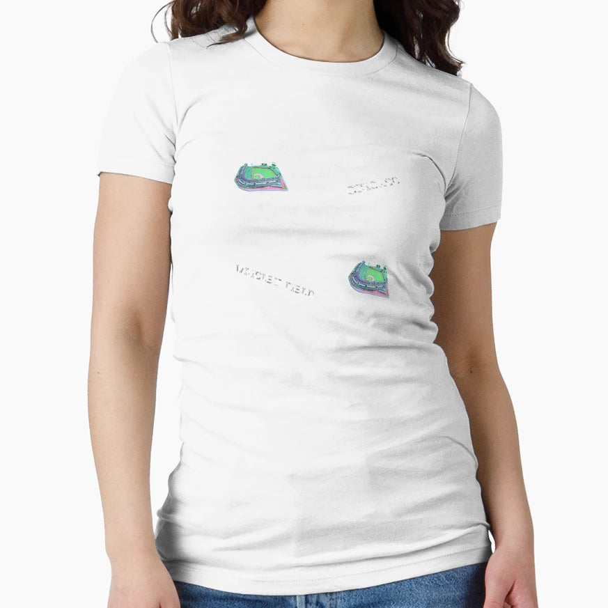Wrigley Field Pattern T-Shirt - Graphic Print Unisex - T-Shirt, Sweatshirt, Hoodie