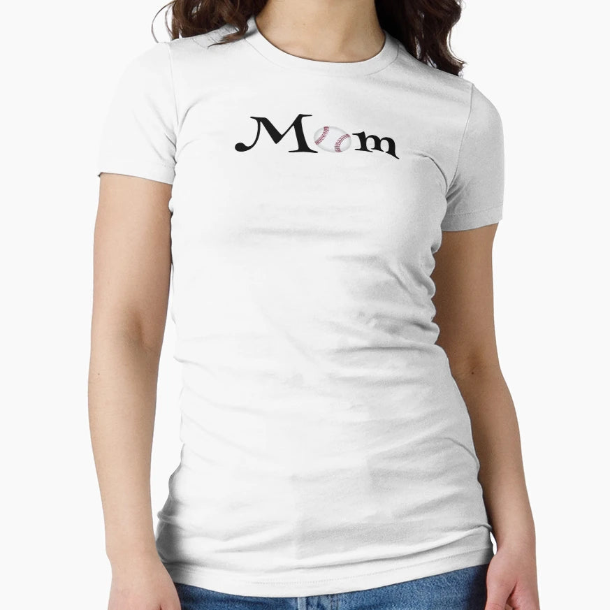 Baseball Mom T-Shirt - Fun Novelty Design for Adults - T-Shirt, Sweatshirt, Hoodie