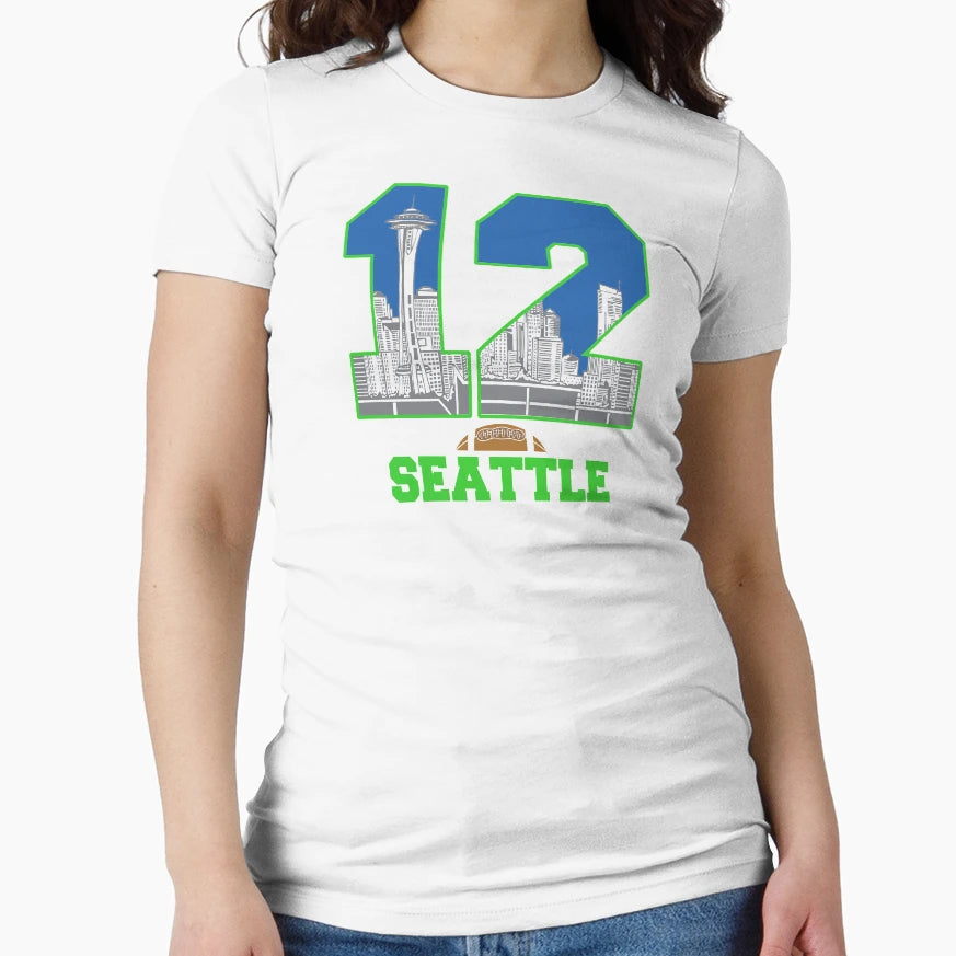 Seattle Football 12 Fans Seattle T-Shirt - Streetwear Style Unisex - T-Shirt, Sweatshirt, Hoodie