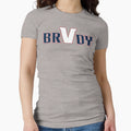 Brvdy Navy White T-Shirt - Trendy Graphic Men Women - T-Shirt, Sweatshirt, Hoodie