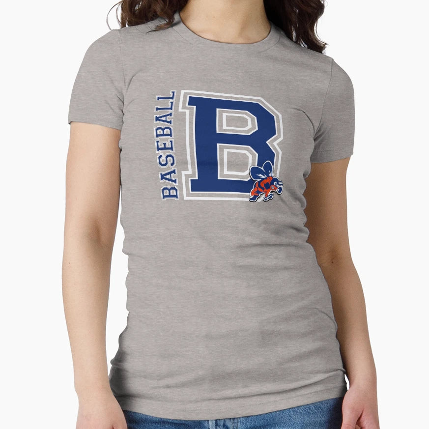 Bridgman B Baseball Blue T-Shirt - Casual Everyday Wear for Adults - T-Shirt, Sweatshirt, Hoodie