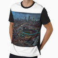 Foggy Boston Skyline T-Shirt - Casual Everyday Wear Men Women - T-Shirt, Sweatshirt, Hoodie