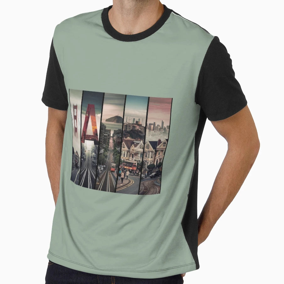 San Fransisco T-Shirt - Trendy Graphic Unisex - T-Shirt, Sweatshirt, Hoodie