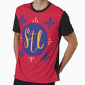 Stl Hand Drawn Logo T-Shirt - Custom Art Print Unisex - T-Shirt, Sweatshirt, Hoodie