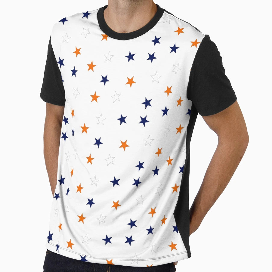 Syracuse Colors Stars T-Shirt - Minimalist Print for Adults - T-Shirt, Sweatshirt, Hoodie