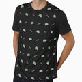 Boston Baseball Park Pattern T-Shirt - Unique Graphic Men Women - T-Shirt, Sweatshirt, Hoodie