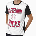 Cleveland Rocks Baseball T-Shirt - Fun Novelty Design for Adults - T-Shirt, Sweatshirt, Hoodie