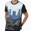 Los Angeles Cityscape T-Shirt - Casual Everyday Wear Men Women - T-Shirt, Sweatshirt, Hoodie