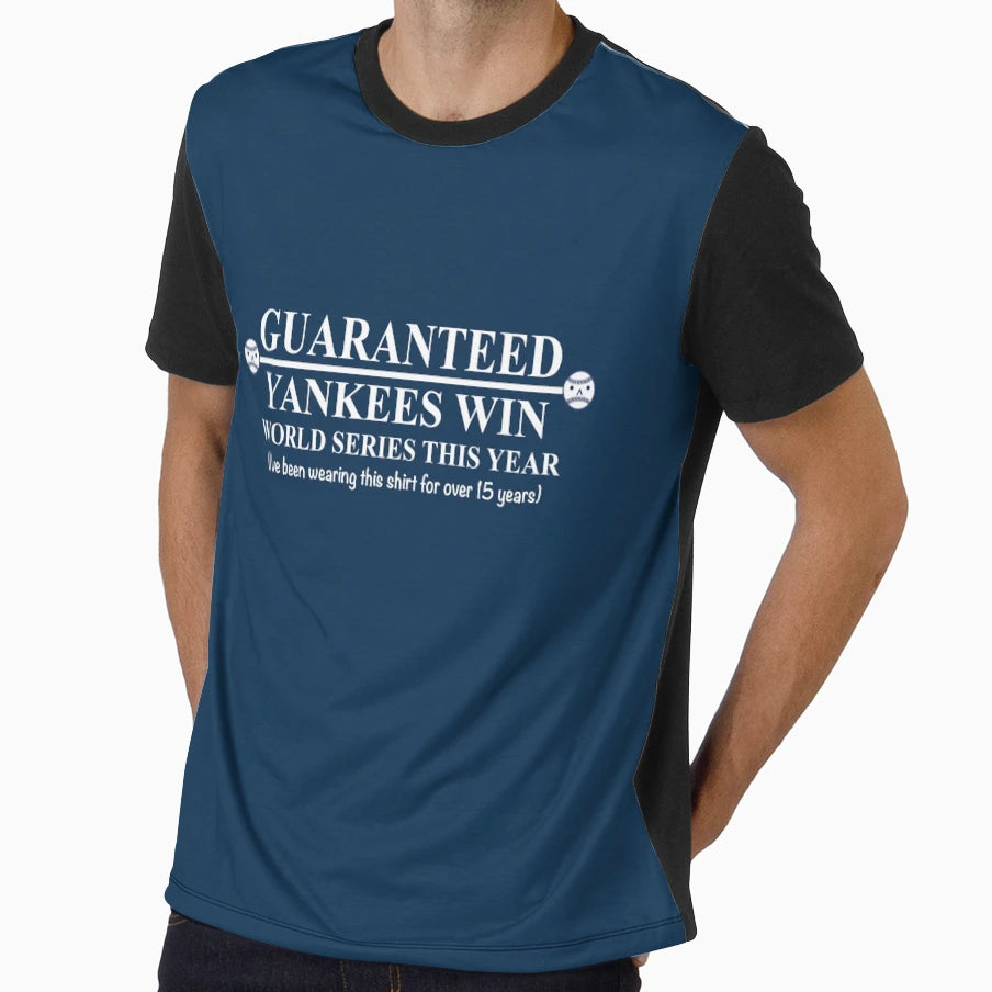 True Blue Yankee Fans Never Give Up T-Shirt - Unique Graphic for Adults - T-Shirt, Sweatshirt, Hoodie