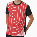 Geometric Criss Cross T-Shirt - Trendy Graphic for Adults - T-Shirt, Sweatshirt, Hoodie