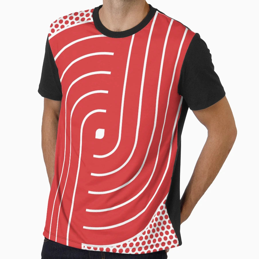 Geometric Criss Cross T-Shirt - Trendy Graphic for Adults - T-Shirt, Sweatshirt, Hoodie