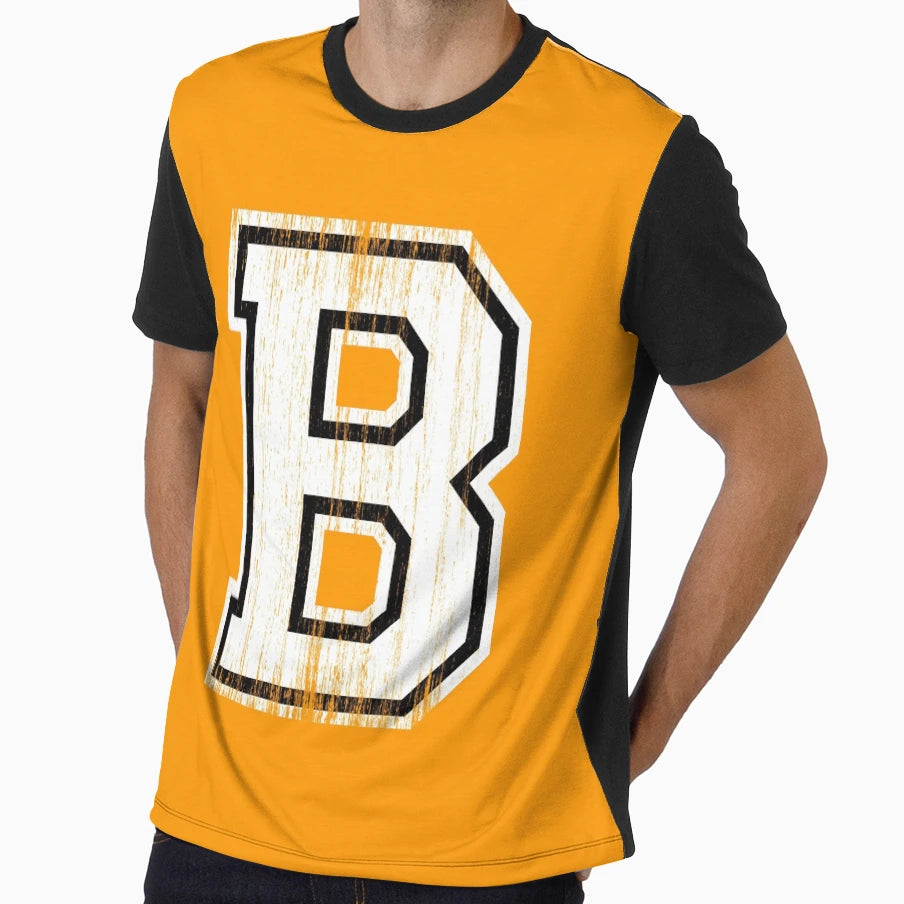 Big Varsity Letter B T-Shirt - Minimalist Print Men Women - T-Shirt, Sweatshirt, Hoodie