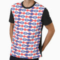 Colorfull Abstract Shapes Pattern T-Shirt - Graphic Print Men Women - T-Shirt, Sweatshirt, Hoodie