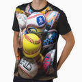 Baseballs T-Shirt - Novelty Apparel for Adults - T-Shirt, Sweatshirt, Hoodie
