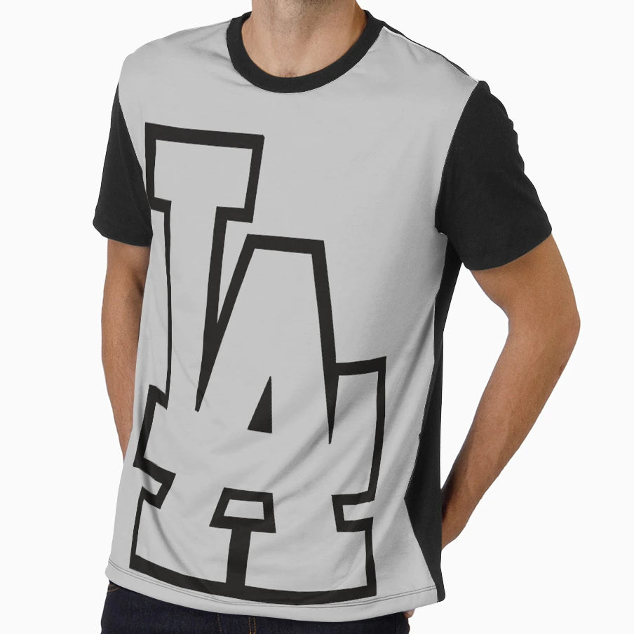 La Los Angeles T-Shirt - Custom Art Print Unisex - T-Shirt, Sweatshirt, Hoodie