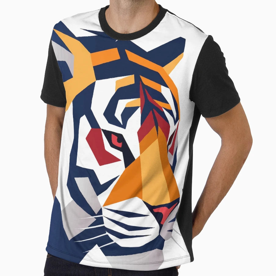 Tiger Gomo T-Shirt - Custom Art Print Unisex - T-Shirt, Sweatshirt, Hoodie