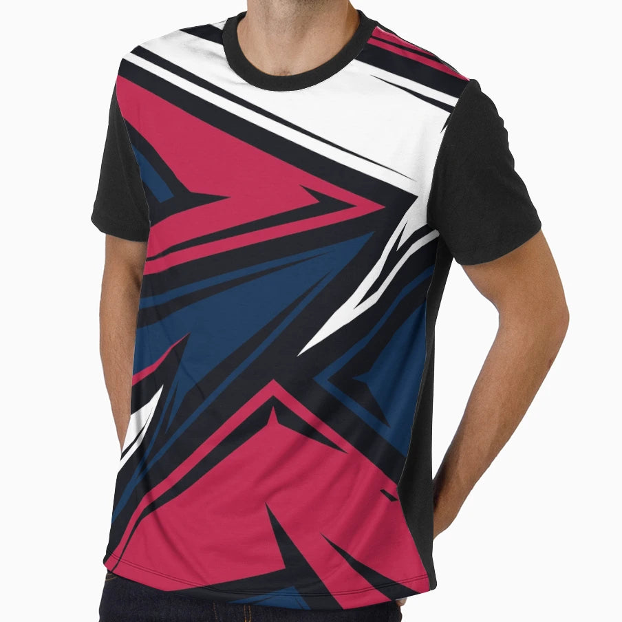 Usa Pattern T-Shirt - Graphic Print Men Women - T-Shirt, Sweatshirt, Hoodie