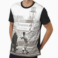 Mantle New York Baseball Old Ballparks T-Shirt - Graphic Print Unisex - T-Shirt, Sweatshirt, Hoodie