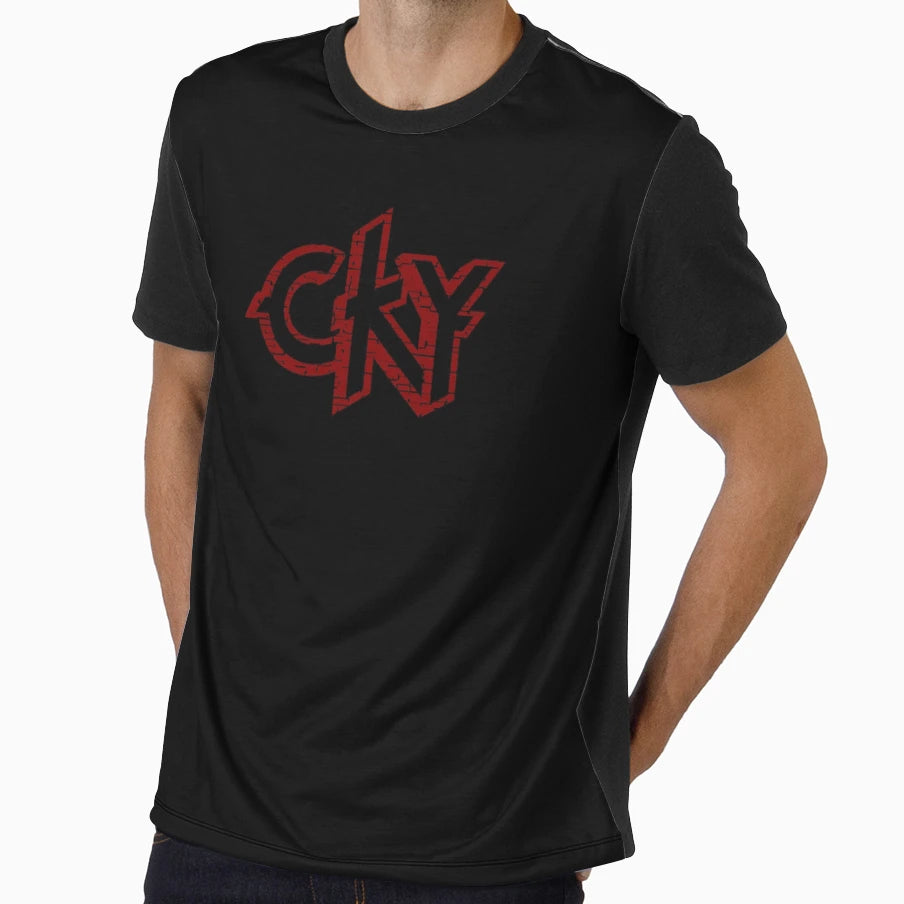 Cky Red Cracked T-Shirt - Custom Art Print for Adults - T-Shirt, Sweatshirt, Hoodie