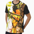 Baltimore Oriole Digital Oil T-Shirt - Fun Novelty Design for Adults - T-Shirt, Sweatshirt, Hoodie
