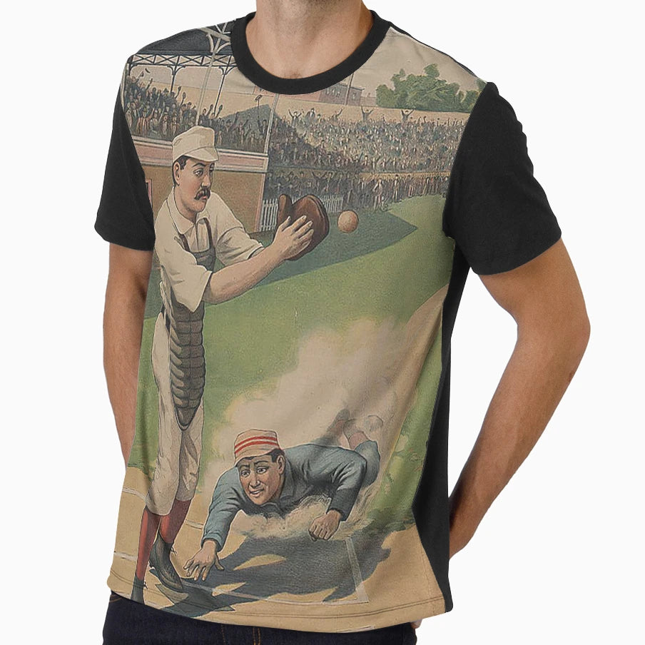 Baseball T-Shirt - Custom Art Print Men Women - T-Shirt, Sweatshirt, Hoodie