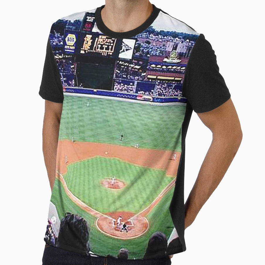 Atlanta Baseball Stadium Ball Field T-Shirt - Minimalist Print for Adults - T-Shirt, Sweatshirt, Hoodie