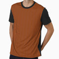 Halloween Stripes Black And Orange T-Shirt - Minimalist Print Men Women - T-Shirt, Sweatshirt, Hoodie