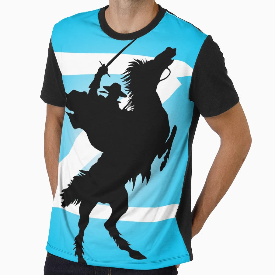 Zorro Fan Artwork Blue T-Shirt - Casual Everyday Wear Unisex - T-Shirt, Sweatshirt, Hoodie