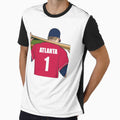 Atlanta Baseball Jersey Number 1 Fan T-Shirt - Minimalist Print Unisex - T-Shirt, Sweatshirt, Hoodie