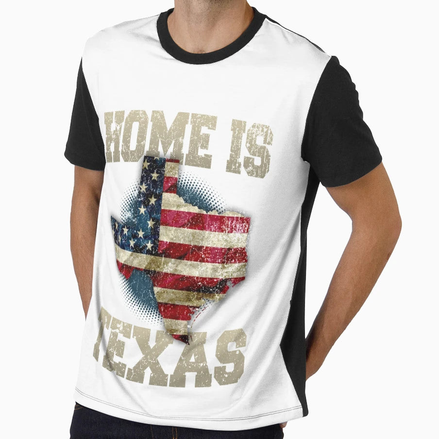 Funny Texas Home T-Shirt - Minimalist Print Men Women - T-Shirt, Sweatshirt, Hoodie
