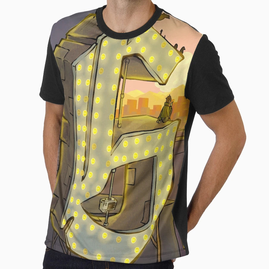 Sunset City Vibes T-Shirt - Unique Graphic Men Women - T-Shirt, Sweatshirt, Hoodie