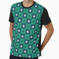 Bold Checkered Geometric Abstract T-Shirt - Fun Novelty Design Men Women - T-Shirt, Sweatshirt, Hoodie